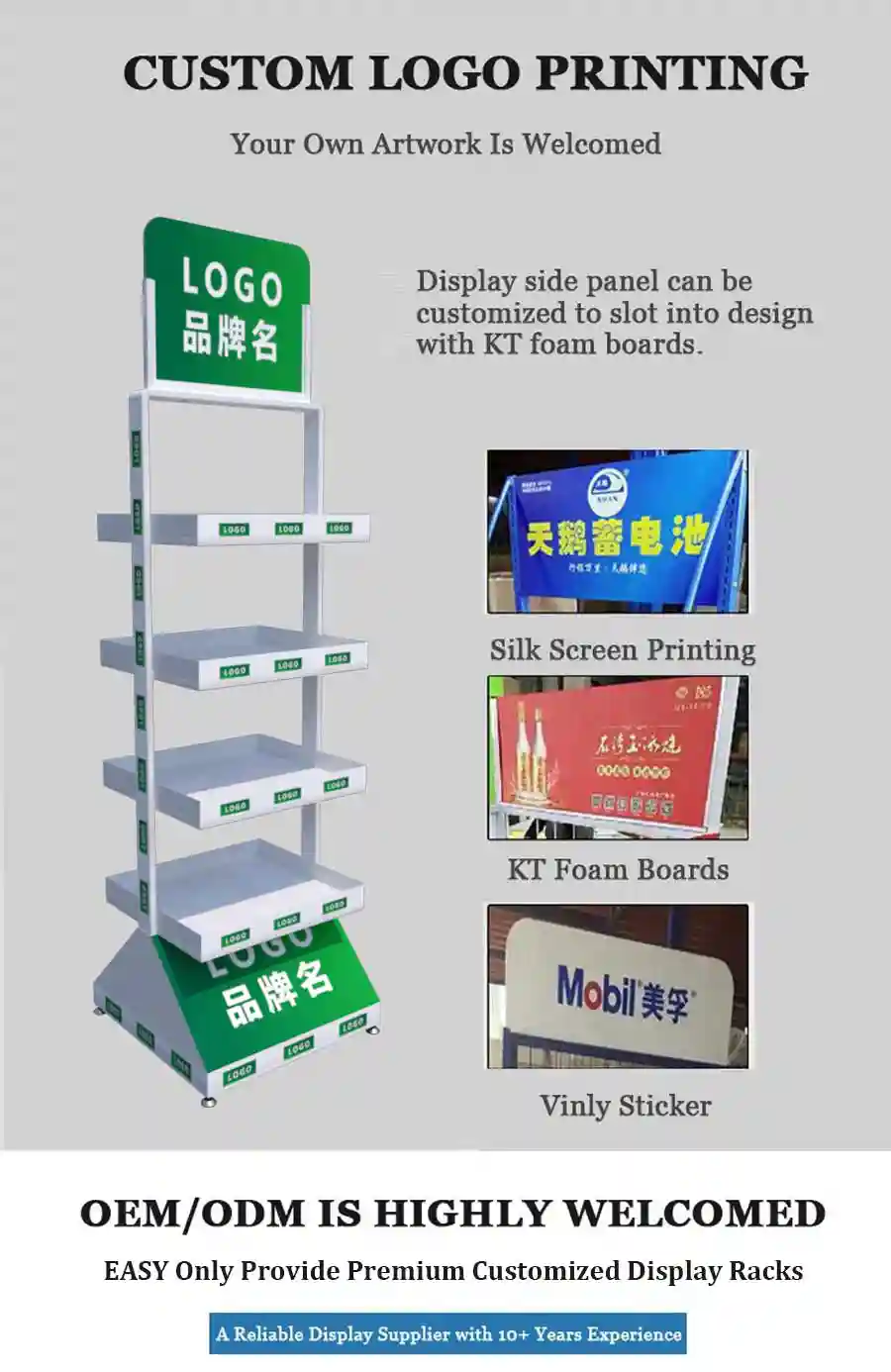 Customized High-End Light Luxury Display Racks Disassemblable Jewelry and Watch Accessory Display for Retail Shop