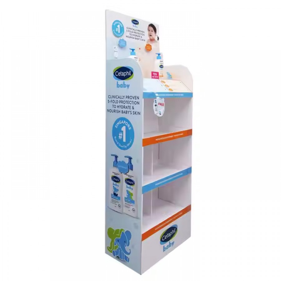 EASY Customized PVC Display Stand for Baby Diapers and Other Baby Products for Mother and Baby Stores and Supermarkets