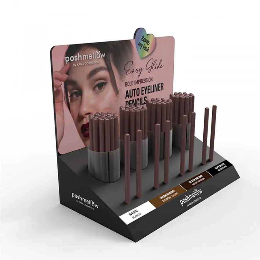 Easy Customized Eyelash eyeliner extension foundation Make up Display Stand Cosmetic Display stand For Brand shop